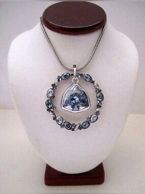 💎 RARE FIND! BRIGHTON Silver ‘DIVINE FEMININE’ Swarovski Crystal Necklace!